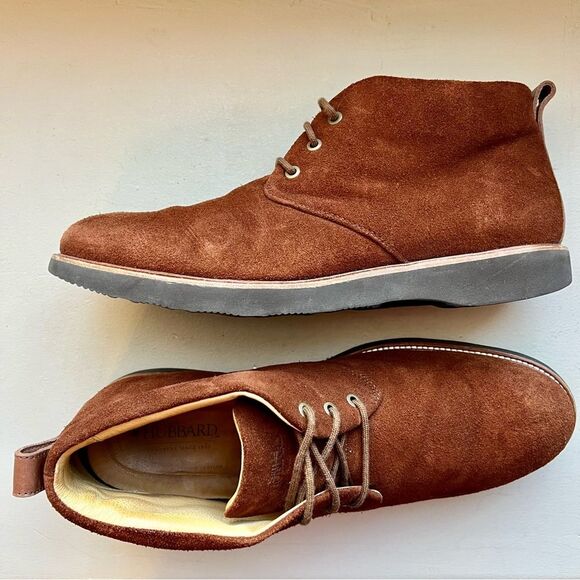 Samuel Hubbard Mahogany Brown Suede Re-Boot Chukka Lace Up Boots Men’s Size 13 - Picture 3 of 15